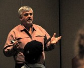 Jim Moss speaking at a conference